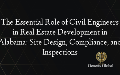 The Essential Role of Civil Engineers in Real Estate Development in Alabama: Site Design, Compliance, and Inspections