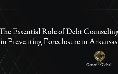 The Essential Role of Debt Counseling in Preventing Foreclosure in Arkansas