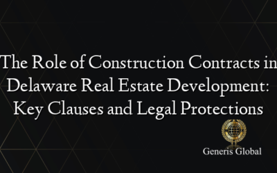 The Role of Construction Contracts in Delaware Real Estate Development: Key Clauses and Legal Protections