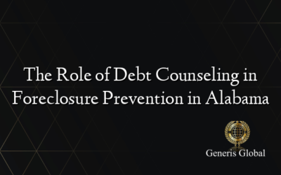 The Role of Debt Counseling in Foreclosure Prevention in Alabama