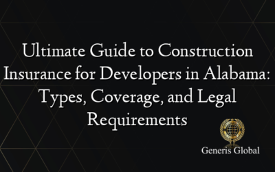 Ultimate Guide to Construction Insurance for Developers in Alabama: Types, Coverage, and Legal Requirements