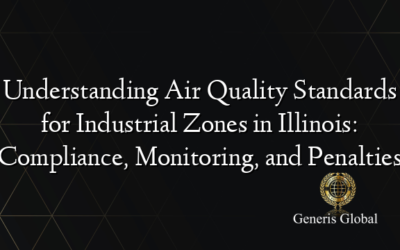 Understanding Air Quality Standards for Industrial Zones in Illinois: Compliance, Monitoring, and Penalties