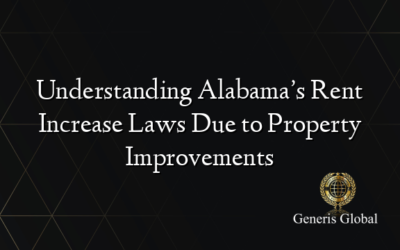 Understanding Alabama’s Rent Increase Laws Due to Property Improvements