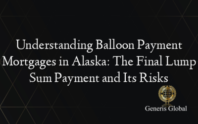 Understanding Balloon Payment Mortgages in Alaska: The Final Lump Sum Payment and Its Risks