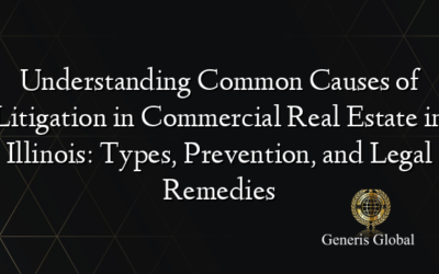 Understanding Common Causes of Litigation in Commercial Real Estate in Illinois: Types, Prevention, and Legal Remedies