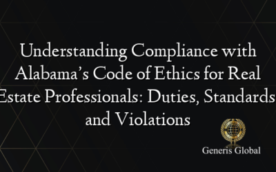 Understanding Compliance with Alabama’s Code of Ethics for Real Estate Professionals: Duties, Standards, and Violations