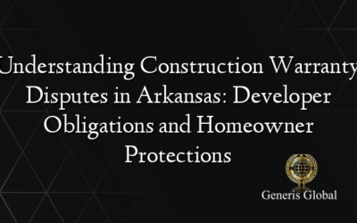 Understanding Construction Warranty Disputes in Arkansas: Developer Obligations and Homeowner Protections