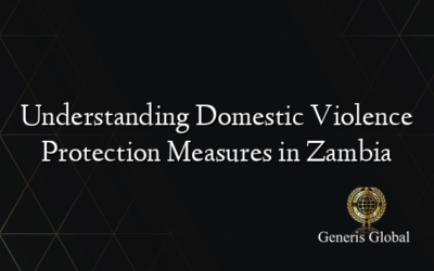 Understanding Domestic Violence Protection Measures in Zambia