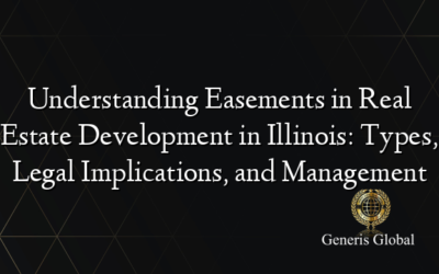 Understanding Easements in Real Estate Development in Illinois: Types, Legal Implications, and Management