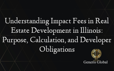 Understanding Impact Fees in Real Estate Development in Illinois: Purpose, Calculation, and Developer Obligations