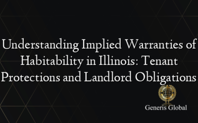 Understanding Implied Warranties of Habitability in Illinois: Tenant Protections and Landlord Obligations