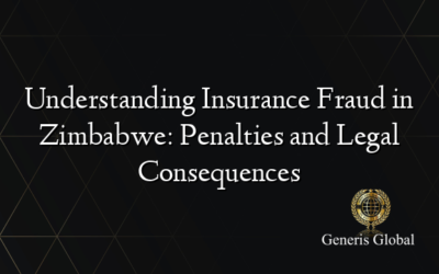 Understanding Insurance Fraud in Zimbabwe: Penalties and Legal Consequences