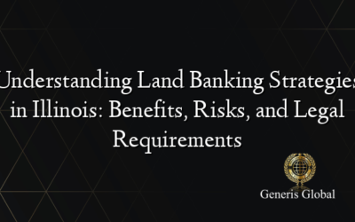 Understanding Land Banking Strategies in Illinois: Benefits, Risks, and Legal Requirements