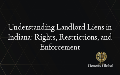 Understanding Landlord Liens in Indiana: Rights, Restrictions, and Enforcement