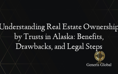 Understanding Real Estate Ownership by Trusts in Alaska: Benefits, Drawbacks, and Legal Steps