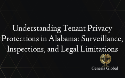 Understanding Tenant Privacy Protections in Alabama: Surveillance, Inspections, and Legal Limitations