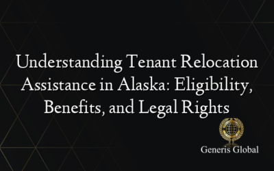 Understanding Tenant Relocation Assistance in Alaska: Eligibility, Benefits, and Legal Rights