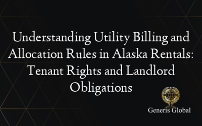 Understanding Utility Billing and Allocation Rules in Alaska Rentals: Tenant Rights and Landlord Obligations