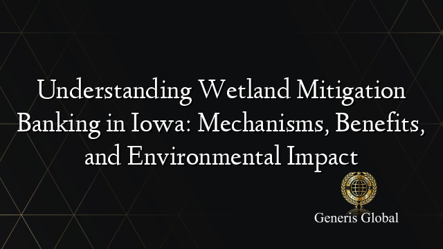 Understanding Wetland Mitigation Banking in Iowa: Mechanisms, Benefits, and Environmental Impact