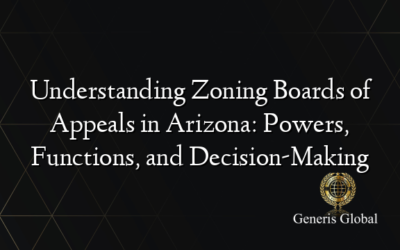 Understanding Zoning Boards of Appeals in Arizona: Powers, Functions, and Decision-Making