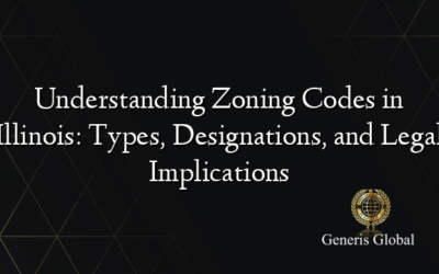 Understanding Zoning Codes in Illinois: Types, Designations, and Legal Implications