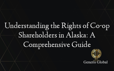 Understanding the Rights of Co-op Shareholders in Alaska: A Comprehensive Guide