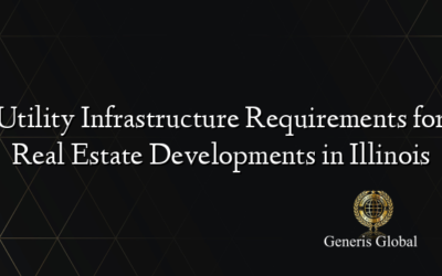 Utility Infrastructure Requirements for Real Estate Developments in Illinois