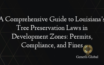 A Comprehensive Guide to Louisiana’s Tree Preservation Laws in Development Zones: Permits, Compliance, and Fines