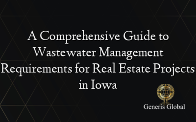 A Comprehensive Guide to Wastewater Management Requirements for Real Estate Projects in Iowa