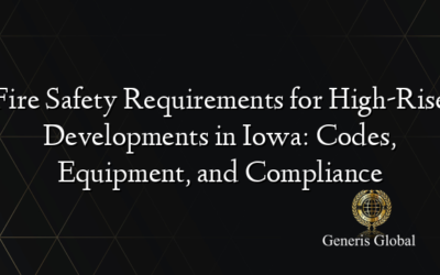 Fire Safety Requirements for High-Rise Developments in Iowa: Codes, Equipment, and Compliance