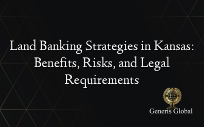 Land Banking Strategies in Kansas: Benefits, Risks, and Legal Requirements