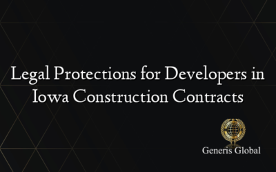 Legal Protections for Developers in Iowa Construction Contracts