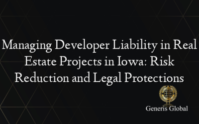 Managing Developer Liability in Real Estate Projects in Iowa: Risk Reduction and Legal Protections