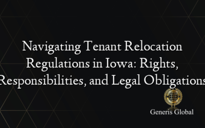 Navigating Tenant Relocation Regulations in Iowa: Rights, Responsibilities, and Legal Obligations