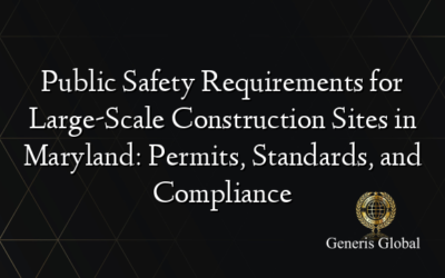 Public Safety Requirements for Large-Scale Construction Sites in Maryland: Permits, Standards, and Compliance