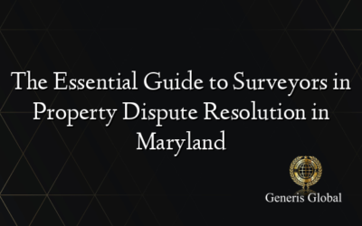 The Essential Guide to Surveyors in Property Dispute Resolution in Maryland