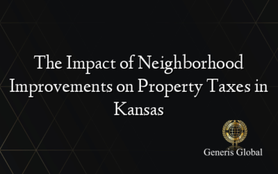 The Impact of Neighborhood Improvements on Property Taxes in Kansas