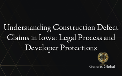 Understanding Construction Defect Claims in Iowa: Legal Process and Developer Protections
