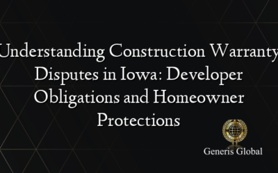 Understanding Construction Warranty Disputes in Iowa: Developer Obligations and Homeowner Protections