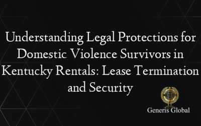 Understanding Legal Protections for Domestic Violence Survivors in Kentucky Rentals: Lease Termination and Security