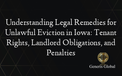 Understanding Legal Remedies for Unlawful Eviction in Iowa: Tenant Rights, Landlord Obligations, and Penalties