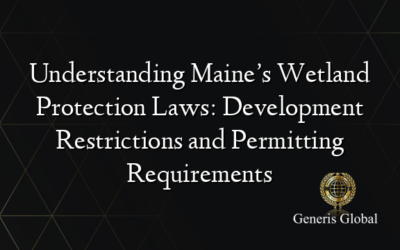 Understanding Maine’s Wetland Protection Laws: Development Restrictions and Permitting Requirements