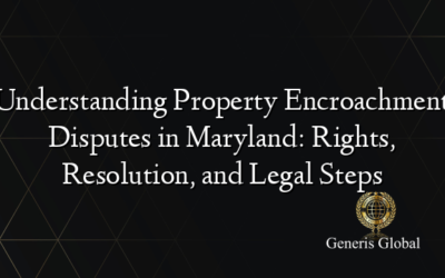 Understanding Property Encroachment Disputes in Maryland: Rights, Resolution, and Legal Steps