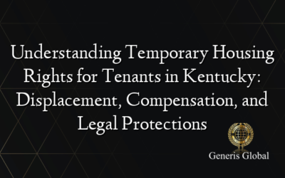 Understanding Temporary Housing Rights for Tenants in Kentucky: Displacement, Compensation, and Legal Protections