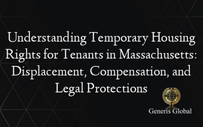 Understanding Temporary Housing Rights for Tenants in Massachusetts: Displacement, Compensation, and Legal Protections