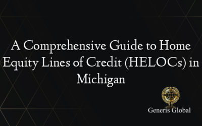 A Comprehensive Guide to Home Equity Lines of Credit (HELOCs) in Michigan