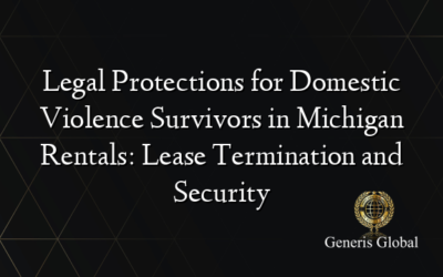 Legal Protections for Domestic Violence Survivors in Michigan Rentals: Lease Termination and Security