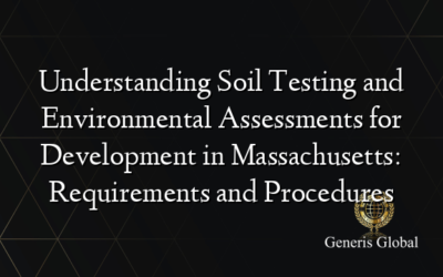 Understanding Soil Testing and Environmental Assessments for Development in Massachusetts: Requirements and Procedures
