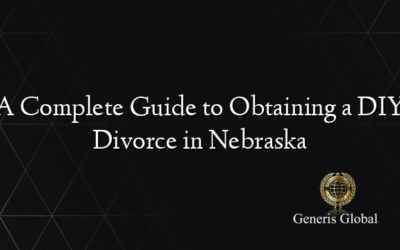 A Complete Guide to Obtaining a DIY Divorce in Nebraska