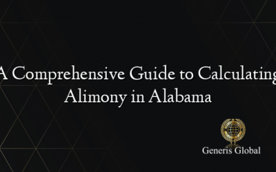 A Comprehensive Guide to Calculating Alimony in Alabama
